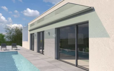 ¿Una marquesina de cristal protege realmente de la lluvia y el viento?