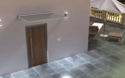 Mantenimiento de una marquesina de cristal: limpieza, revisiones y durabilidad