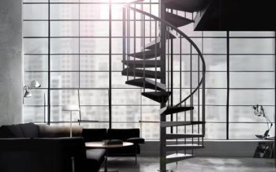 Cómo elegir una escalera de caracol interior según tu espacio
