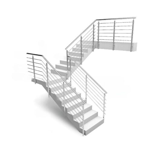 Barandilla con Postes y Varillas BL-R6-C