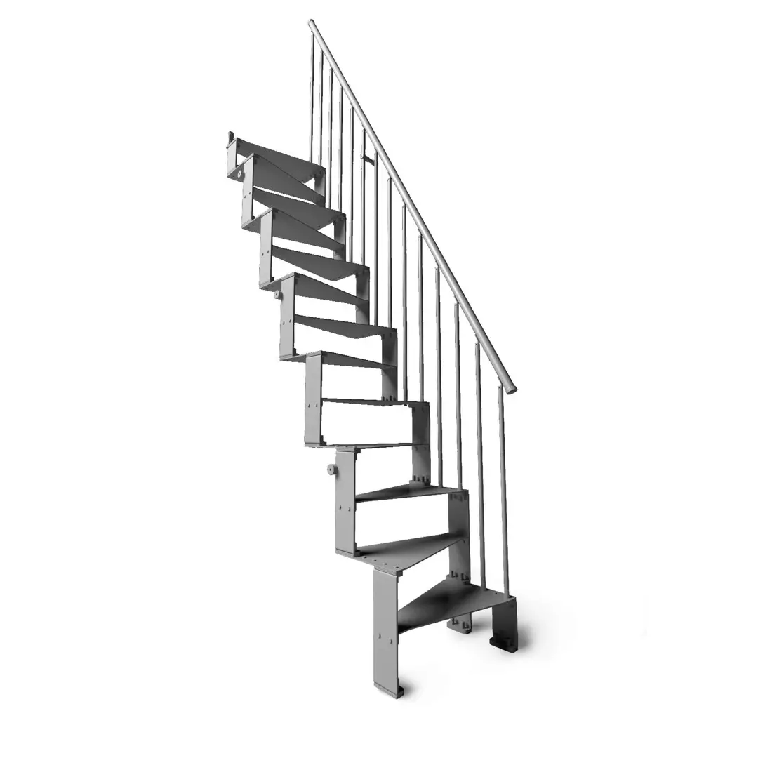 Escalera recta de 13 peldaños KIT20-15-GI