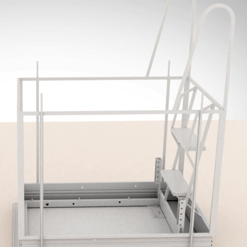 Escalera en presencia de un forjado especial