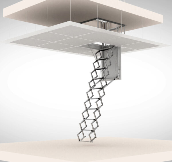 Escalera En presencia de un falso techo - Imagen 2