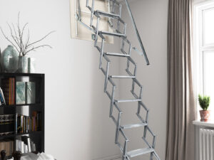 Escalera escamoteable "Aci aluminio" techo