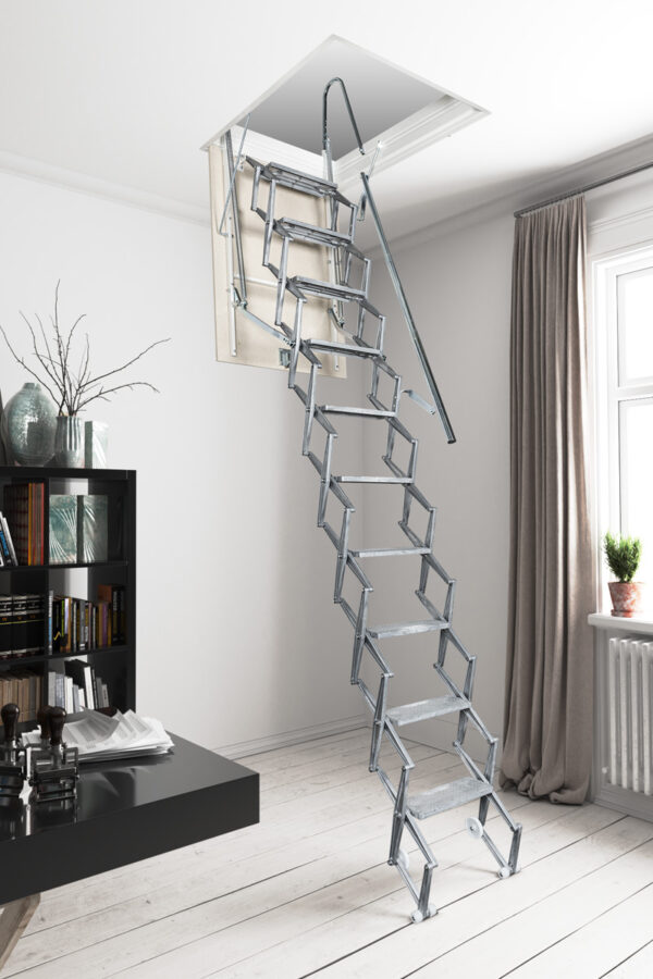 Escalera escamoteable "Aci aluminio" techo
