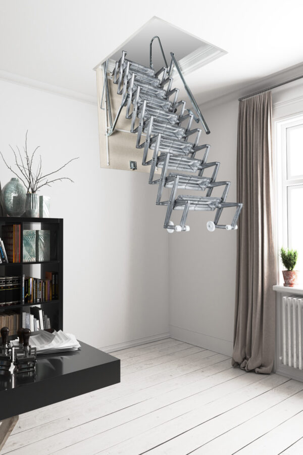 Escalera escamoteable "Aci aluminio" techo - Imagen 9