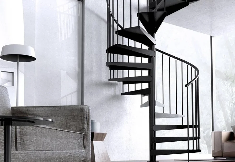 ¿Es cómoda una escalera de caracol para uso diario?