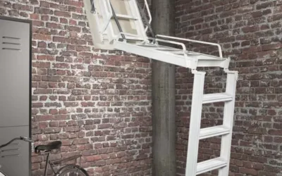 ¿Cómo se instalan las escaleras escamoteables en falso techo?