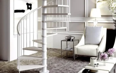 Escaleras de caracol para espacios pequeños: qué soluciones funcionan de verdad