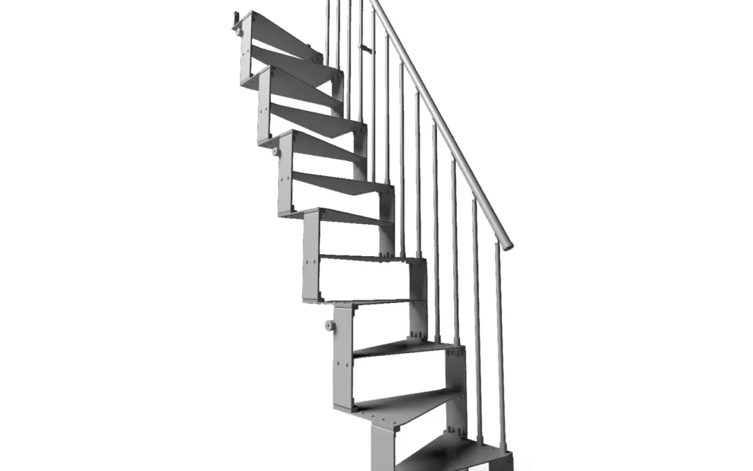 Escaleras mini de madera y metal: cuándo tiene sentido combinar materiales y cuándo no